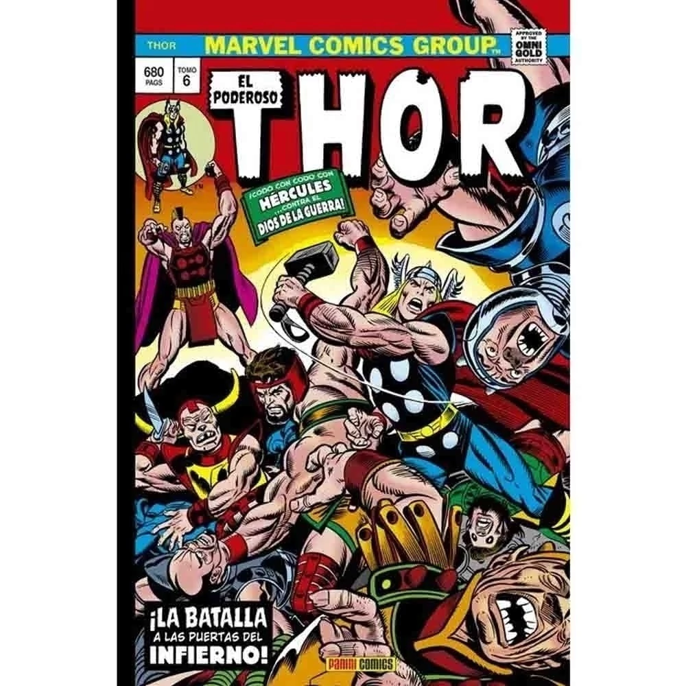 MARVEL OMNIGOLD EL PODEROSO THOR TOMO 06 LA BATALLA A LAS PUERTAS DEL INFIERNO