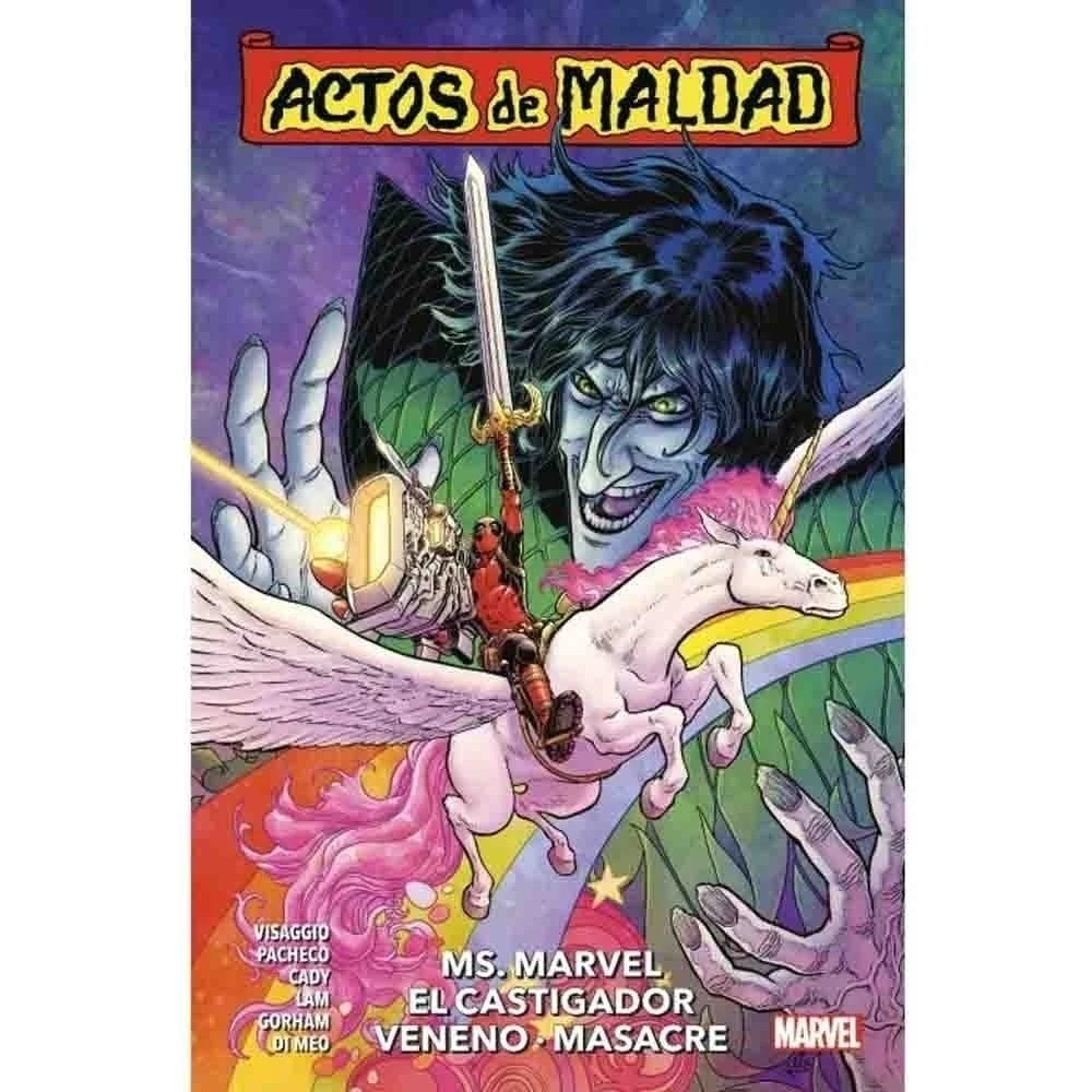 ACTOS DE MALDAD 01 MS MARVEL EL CASTIGADOR VENENO MASACRE