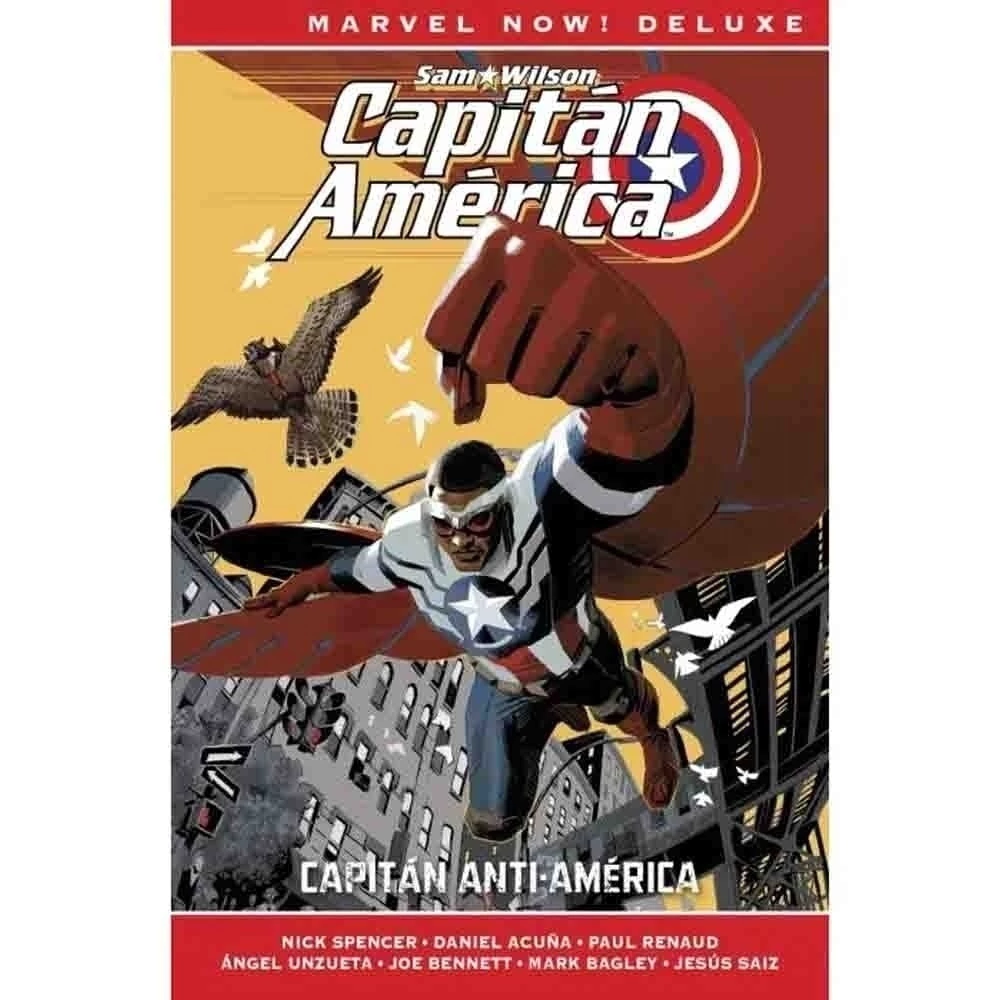 MARVEL NOW DELUXE SAM WILSON CAPITAN AMERICA DE SPENCER 01 CAPITAN ANTI AMERICA