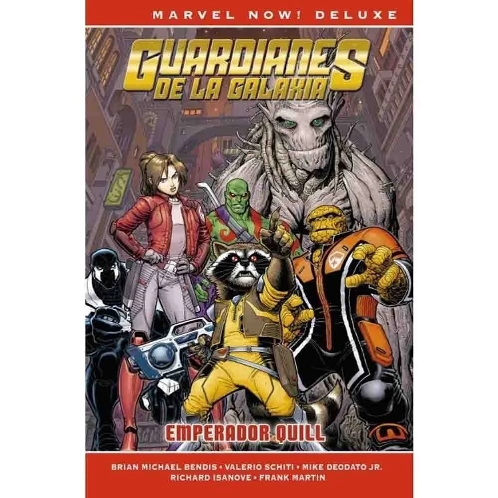 MARVEL NOW DELUXE 40 GUARDIANES DE LA GALAXIA DE B M BENDIS 04 EMPERADOR QUILL